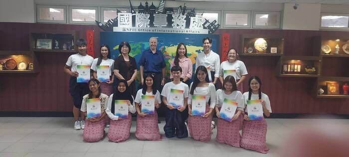 【泰國蘇南塔皇家師範大學蒞校移地教學，雙語研修貼近臺灣文化】圖片