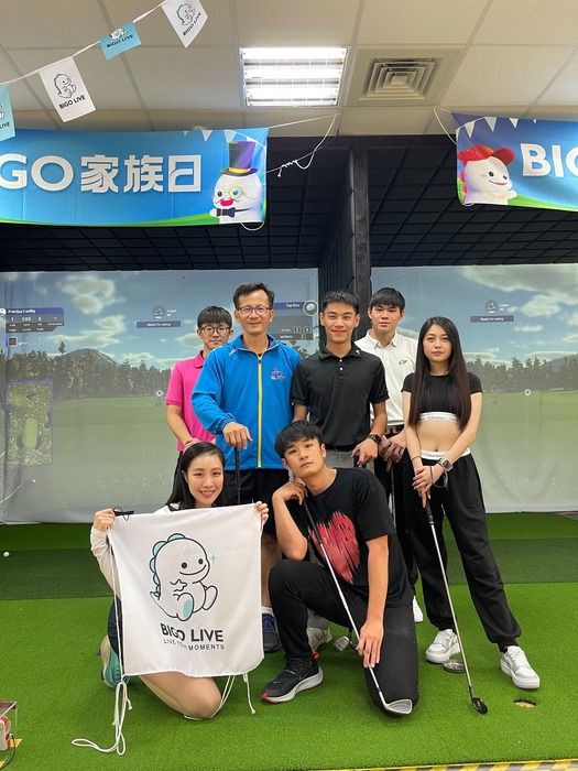 【強強聯手 屏東大學透過BIGO LIVE 讓數萬人愛上虛擬高爾夫】圖片
